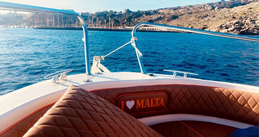 Malta: Private Boat Charter to Blue-Lagoon, Gozo & Comino - Santa Marija Bay, caves, and the return around Comino