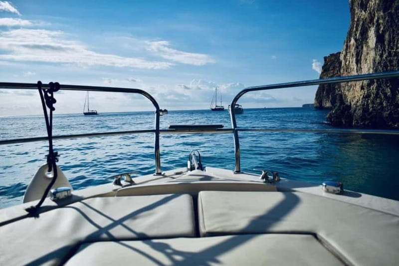 Malta: Private Boat Cruise with Caves, Beaches & Swim Stops - Cruising toward Comino’s caves and lagoons