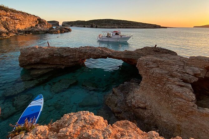 Malta: Private Boat Trip & Cruises Comino, Blue Lagoon, Gozo - Santa Marija Bay offers a quieter beach stop