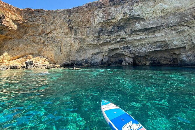 Malta: Private Boat Trip & Cruises Comino, Blue Lagoon, Gozo - Santa Maria Caves show Comino from the water