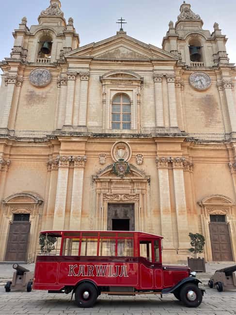 Malta: Private Chauffeur-Driven Vintage Bus - Marsaxlokk, temples, and Ta’ Qali