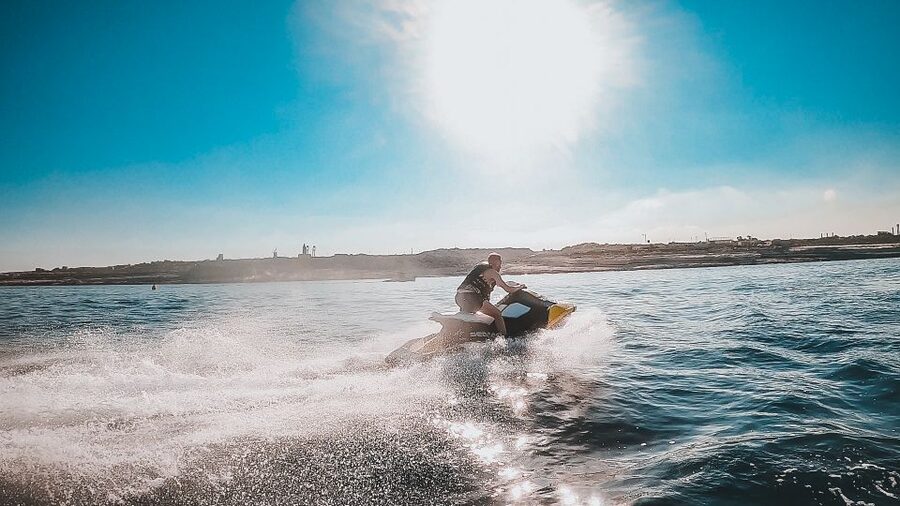 Malta: Private Jet Ski Experience - Riding Malta’s south coast from St Thomas Bay