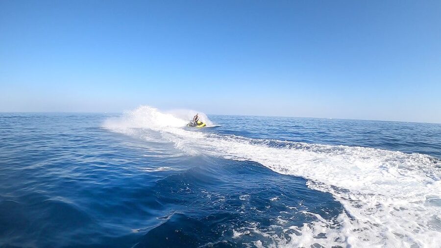 Malta: Private Jet Ski Experience - The final 15 minutes: speed, cliffs, and St Thomas Bay