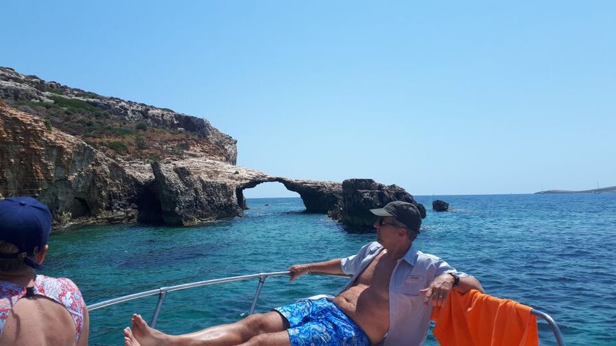 Malta: Private Sunset Boat Trip to Comino and Blue Lagoon - The Blue Lagoon arrives later and feels more personal