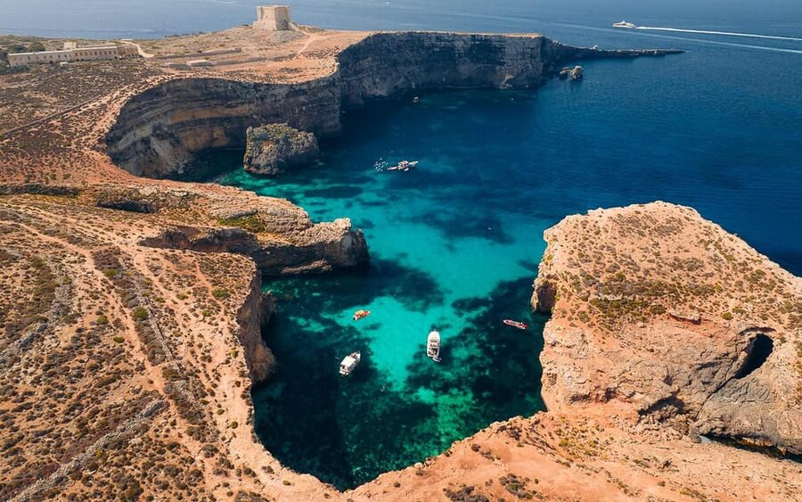 Malta: Roundtrip Ferry to Comino Blue Lagoon w/Gozo Option - Arriving at the Blue Lagoon