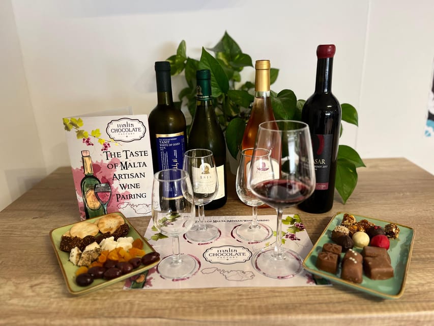 Malta: The Taste of Malta Artisan Wine Pairing - Handmade chocolate and the tricky final pairing