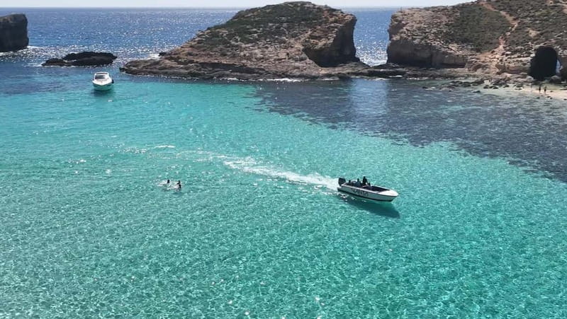 Malta: The Three Islands Private Boat Tour - Crystal Lagoon: the main swimming stop