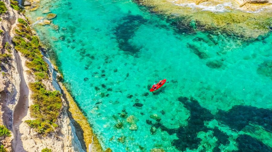 Malta: Ultimate Kayak Adventure - Sea caves and clear swimming spots