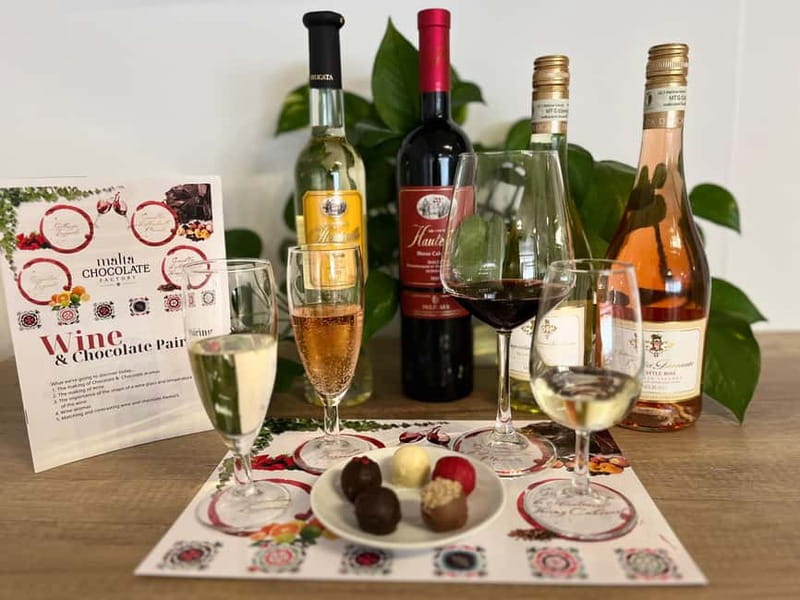Malta: Wine and Chocolate Pairing Experience - Key points at a glance