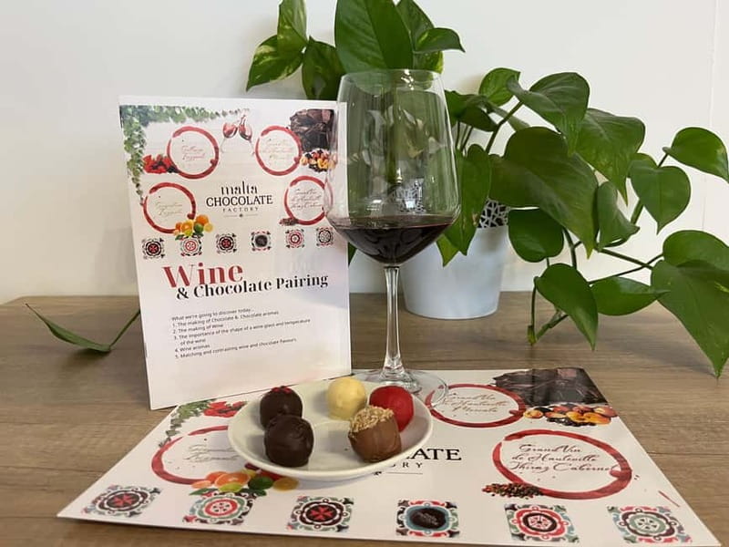 Malta: Wine and Chocolate Pairing Experience - Starting at Malta Chocolate Factory near Bugibba Square