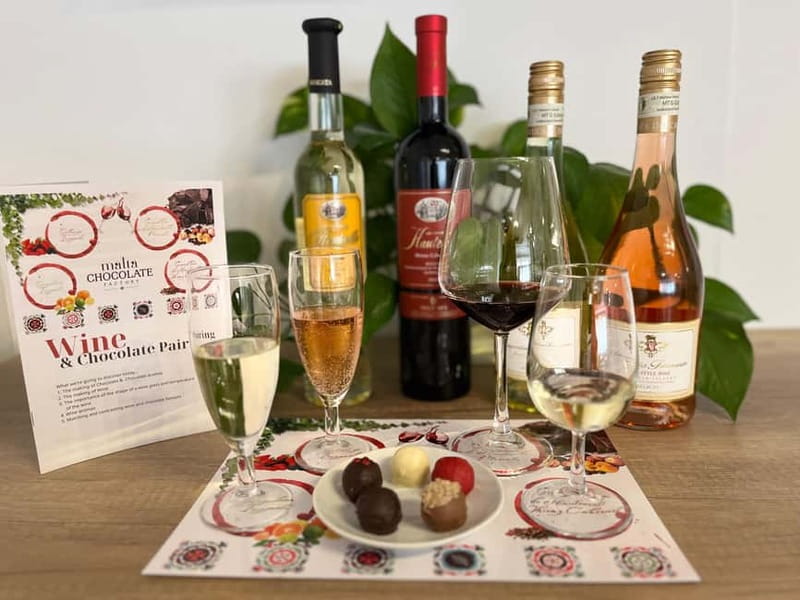 Malta: Wine and Chocolate Pairing Experience - Five chocolates and the logic behind each pairing
