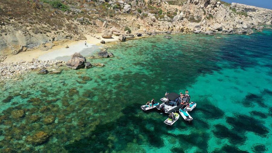 Mellieha: Comino and Blue Lagoon Jet Ski Safari Tour at 3 PM - Starting at Marfa Bay with a new Sea-Doo