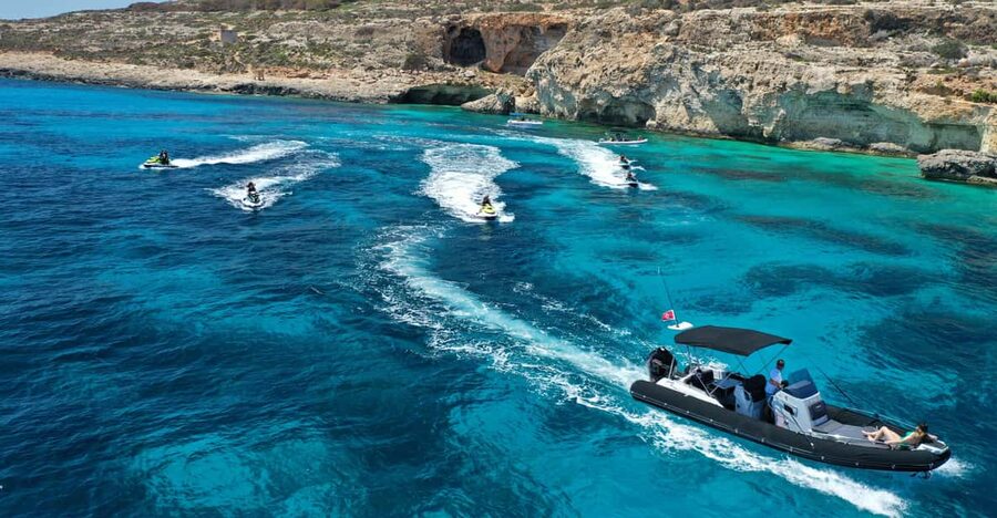 Mellieha: Comino and Blue Lagoon Jet Ski Safari Tour at 3 PM - What the $227 price really covers