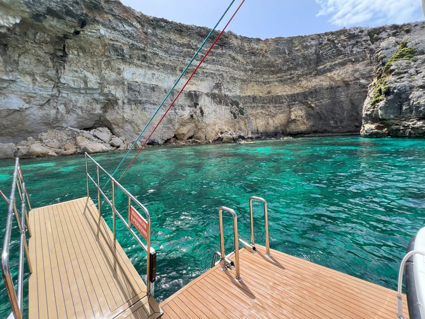 Mellieha: Comino, Crystal & Blue Lagoon 2 Bay Evening Cruise - Crystal Lagoon gives you the first hour in the water