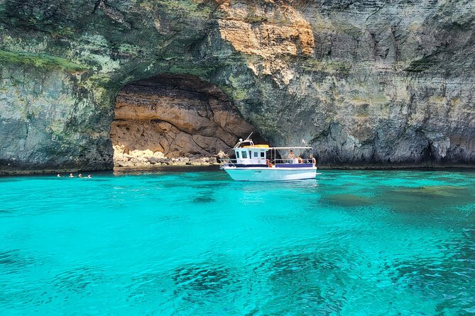 Mellieha: Gozo, Comino, Sea Caves, and Blue Lagoon Cruise - The caves and rock formations are the real sightseeing