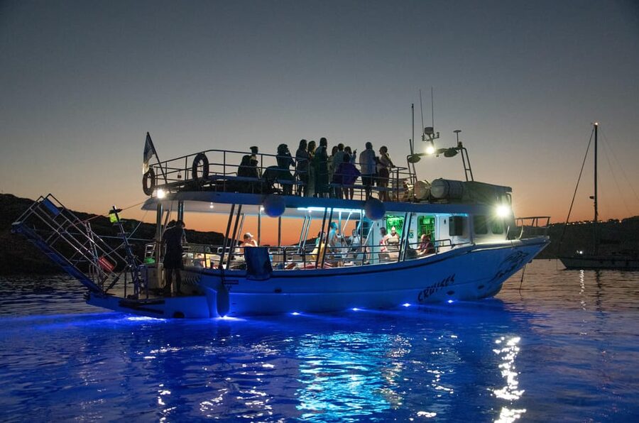 Mellieha: Two Bay Evening Cruise Including The Blue Lagoon - The boat, crew, and onboard atmosphere