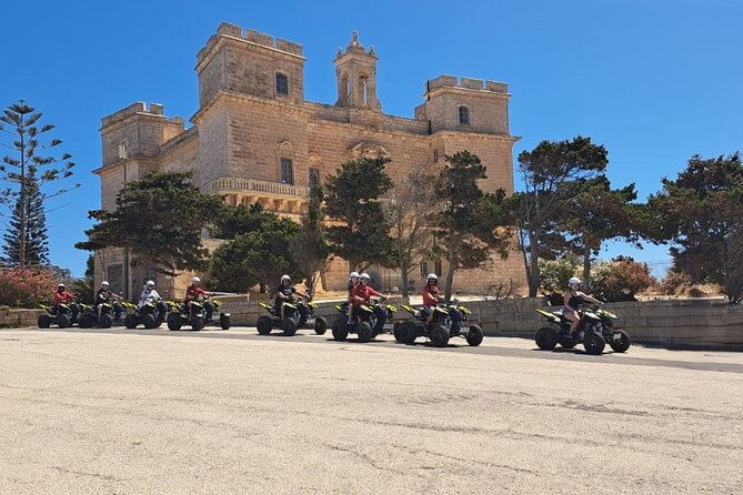 North Malta Quad Bike Tour with Land or Sea Views and Swimming - Mellieha village and Church Square