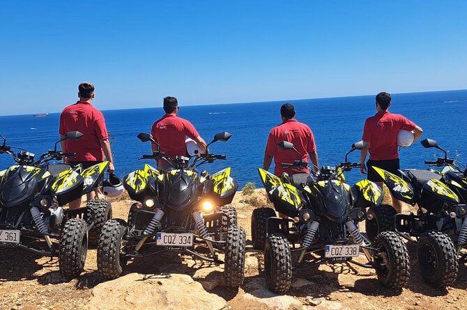 North Malta Quad Bike Tour with Land or Sea Views and Swimming - Selmun Palace and the first big views