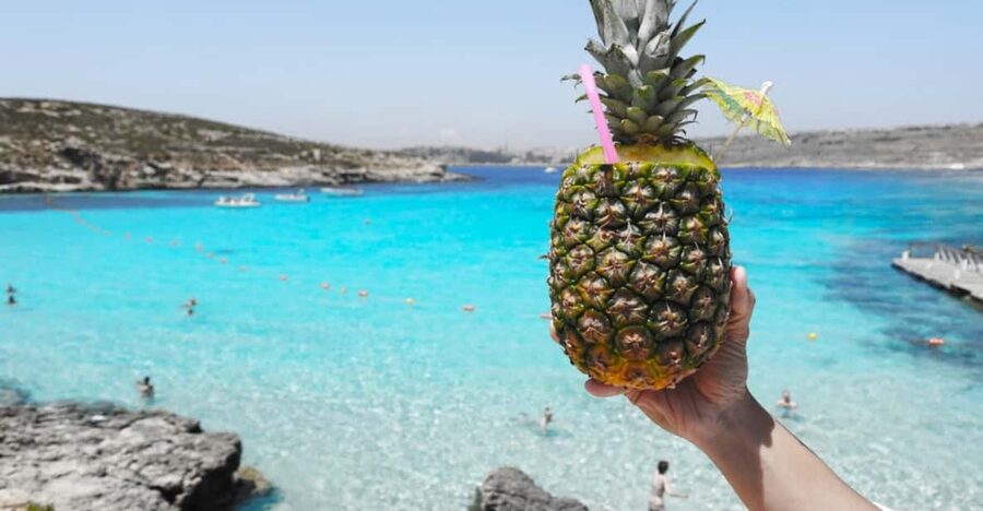 Party Prowl: Crystal Lagoon, Gozo, Santa Maria Caves, Malta - Crystal Lagoon and Blue Lagoon