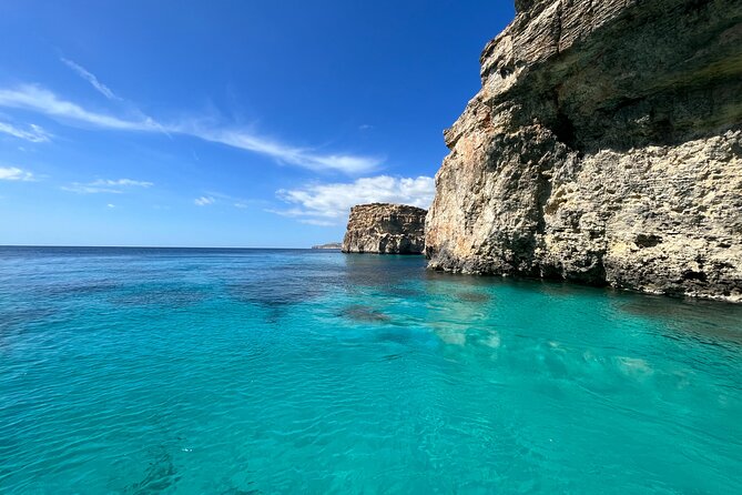 Private Boat Charter Blue Lagoon Crystal Lagoon and Comino - Crystal Lagoon and the caves