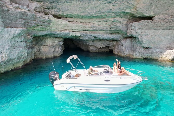 Private Boat Charter Comino, Blue Lagoon, Crystal Lagoon, Gozo - Marks & Dukes Window and Smugglers Cave