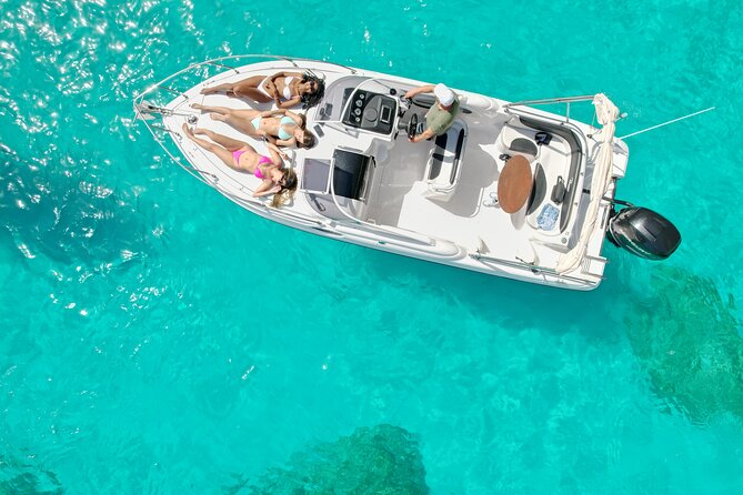 Private Boat Charter Comino, Blue Lagoon, Crystal Lagoon, Gozo - Inside Santa Maria Caves on Comino