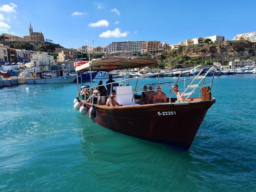 Private Boat Charter - Comino/Parts of Gozo - Starting from Cirkewwa, Marfa, or Mgarr Harbour