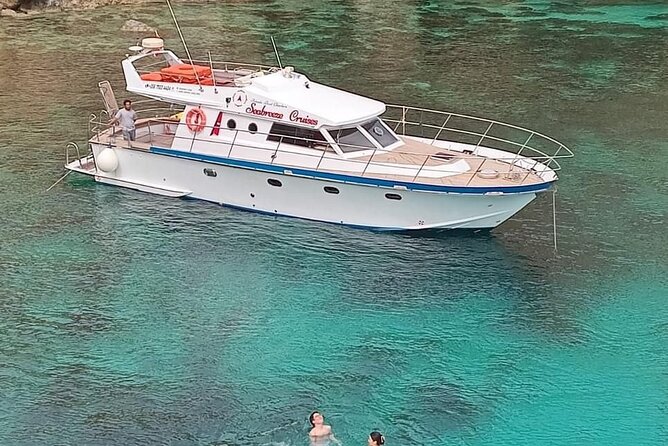 Private boat Charters around Malta, Gozo & Comino - Gozo’s coast and boat-only swimming stops