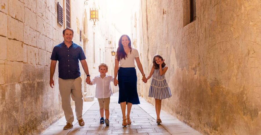 Private Photoshoot in Malta - Walking Valletta between portraits