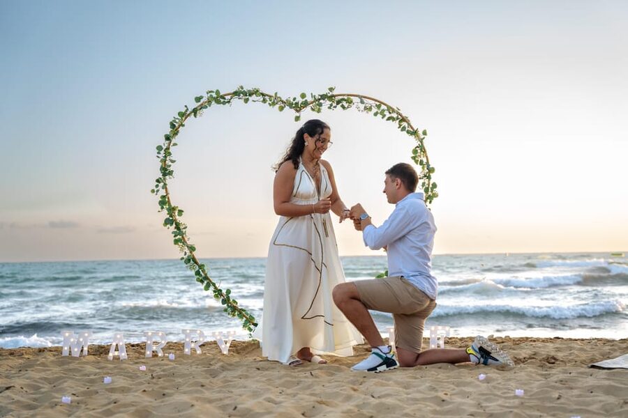 Proposal Photoshoot with Professional Photographer in Malta - The planning help is part of the value