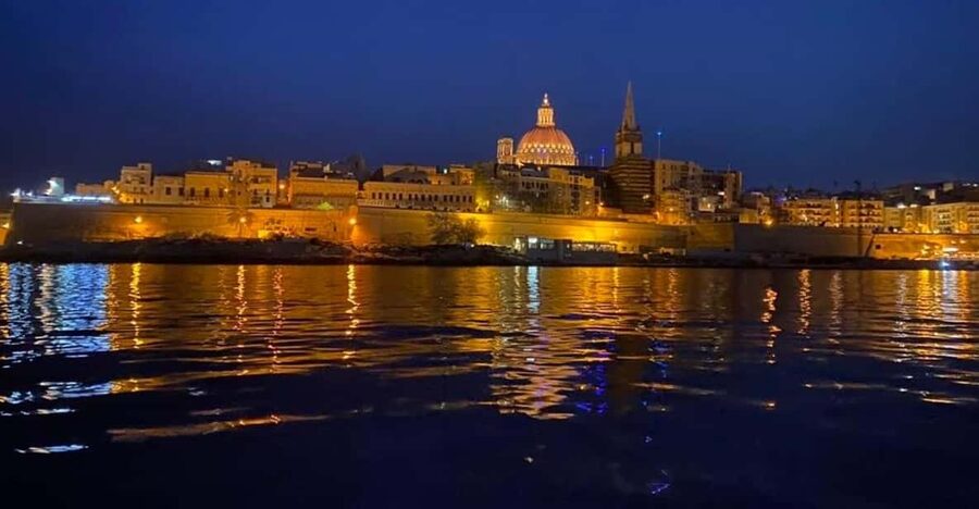 Sliema: Special Night Harbour Cruise - The Grand Harbour and Valletta from the water