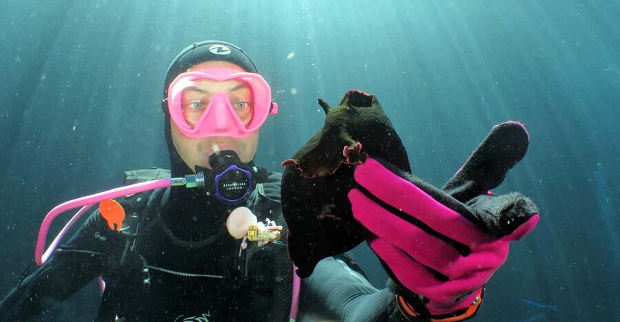 SSI Try Scuba Diving in the sea - Full equipment, fitted for a first-timer
