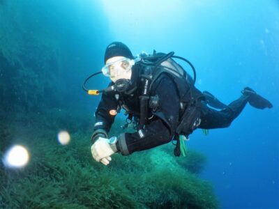 SSI Try Scuba Diving in the sea