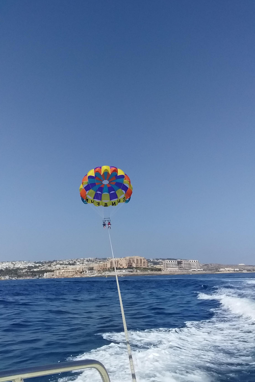 St. Julian's: Malta Parasailing Adventure with Photos - The speedboat ride is part of the attraction