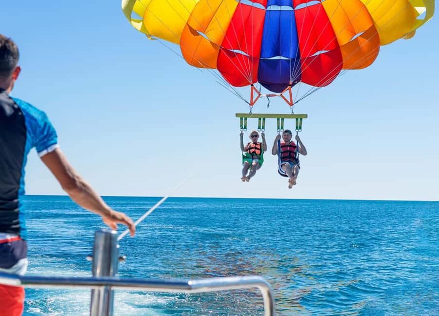 St. Julian's: Parasailing Flight with Photos and Videos - The safety briefing with the crew
