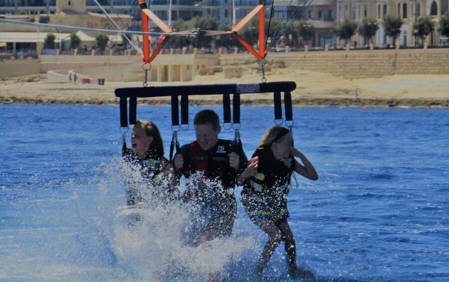 St. Julian's: Parasailing in Malta with Photos and Videos - Rising 500 feet above Malta