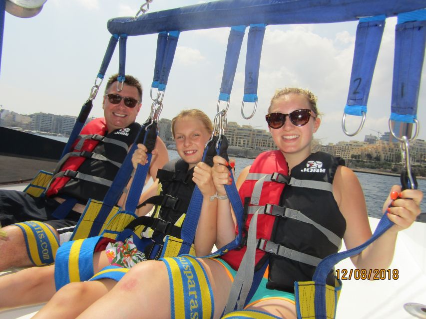 St. Julian's: Parasailing in Malta with Photos and Videos - Who will enjoy this most