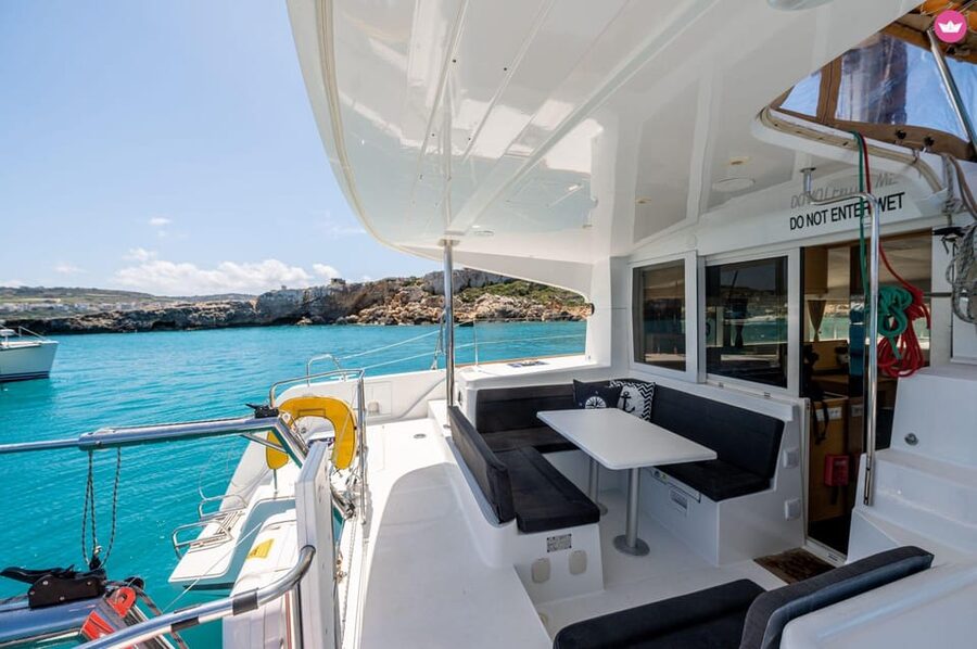 St. Paul's Bay: Half-Day Luxury Catamaran Tour with Drinks - When the weather changes the route