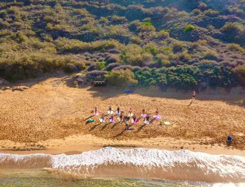 Sunday: Ghajn Tuffieha (Riviera) Beach Yoga Class - Key points at a glance