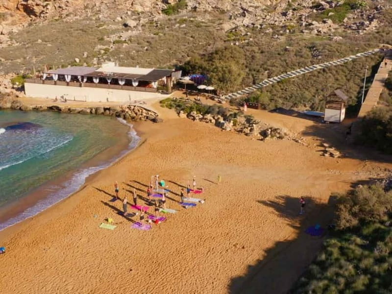 Sunday: Ghajn Tuffieha (Riviera) Beach Yoga Class - Starting Sunday at Ghajn Tuffieha Beach