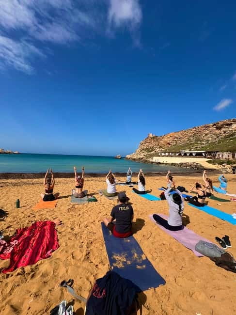 Sunday: Ghajn Tuffieha (Riviera) Beach Yoga Class - Who will enjoy this beach yoga class