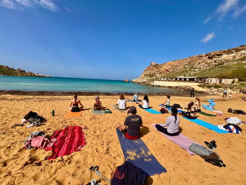 Sunday: Ghajn Tuffieha (Riviera) Beach Yoga Class - The praise points you can reasonably expect