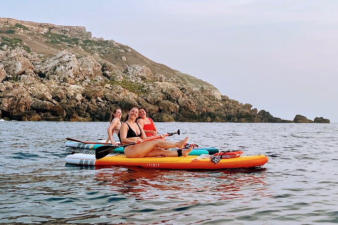SUP Sunset Paddling to Ta Marija Caves - Small groups and instruction