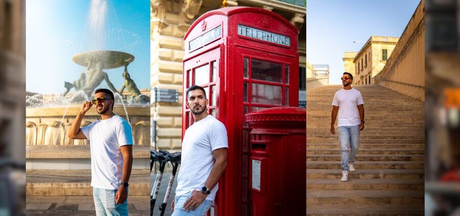 The best photo session in Malta - What happens during the one-hour shoot