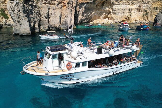 Three Bay Cruise Including Blue Lagoon from Mellieha - What the boat includes, and what you should bring