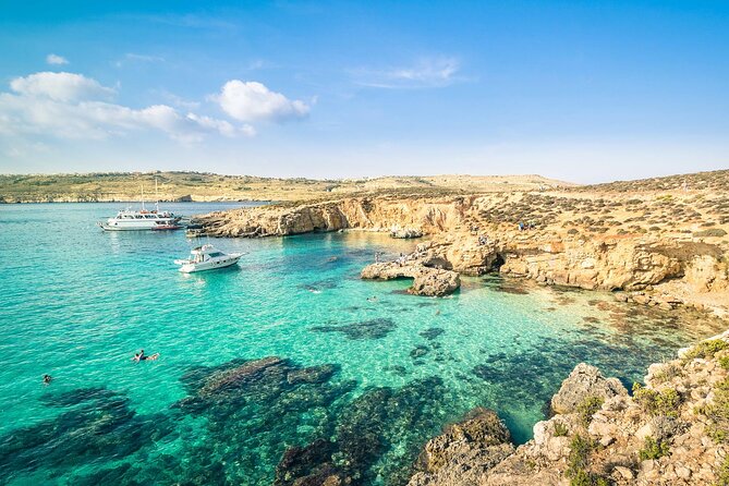 Three Bay Cruise Including Blue Lagoon from Mellieha - Blue Lagoon: the famous first swim stop