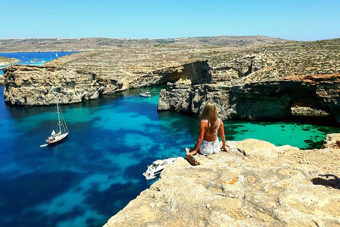 Tour in Malta Boat Charter to Comino and Gozoand Blue Lagoon - Santa Marija Bay for a quieter pause