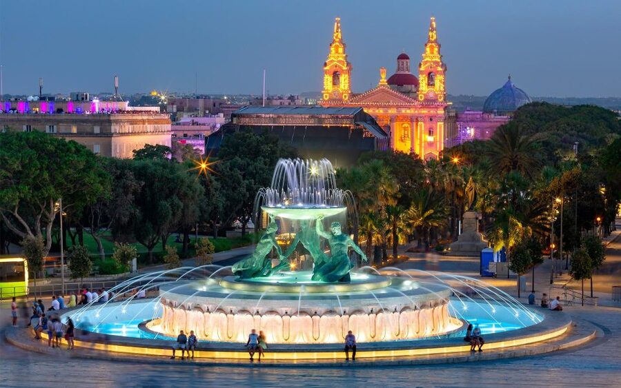 Valletta: Half-Day City Discovery Walking Tour - The Grand Harbour View at Upper Barrakka Gardens