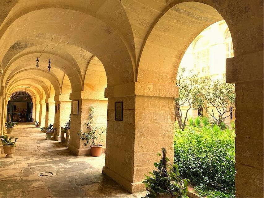 Valletta: Monastery and Secret Garden Entry Ticket - The cloister garden is the quiet reward