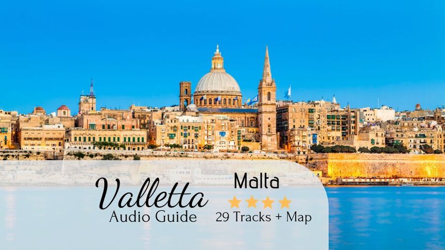 Valletta: Self-Guided Audio Tour, Map and Directions - From City Gate to Republic Street